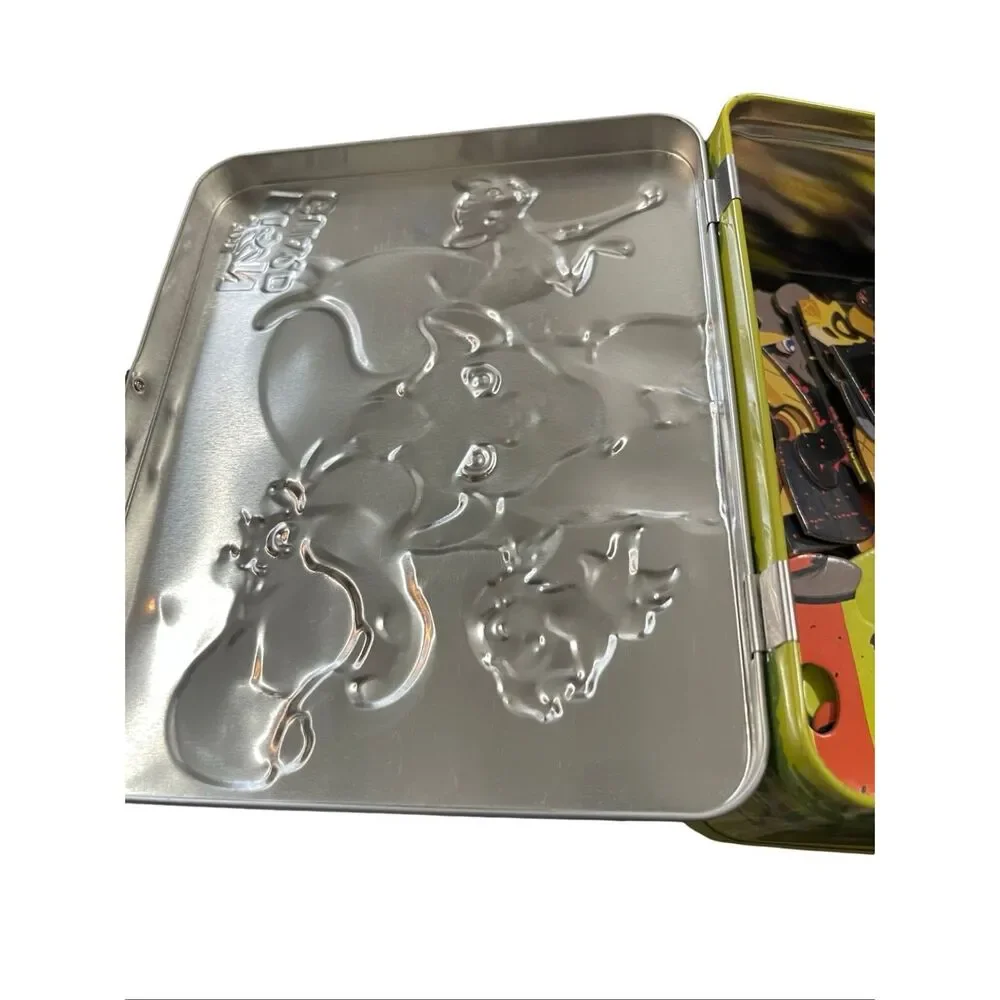 The Lion Guard Hippo Cheetah Zoo Animals Disney 3D Metal Lunch Box With Puzzle